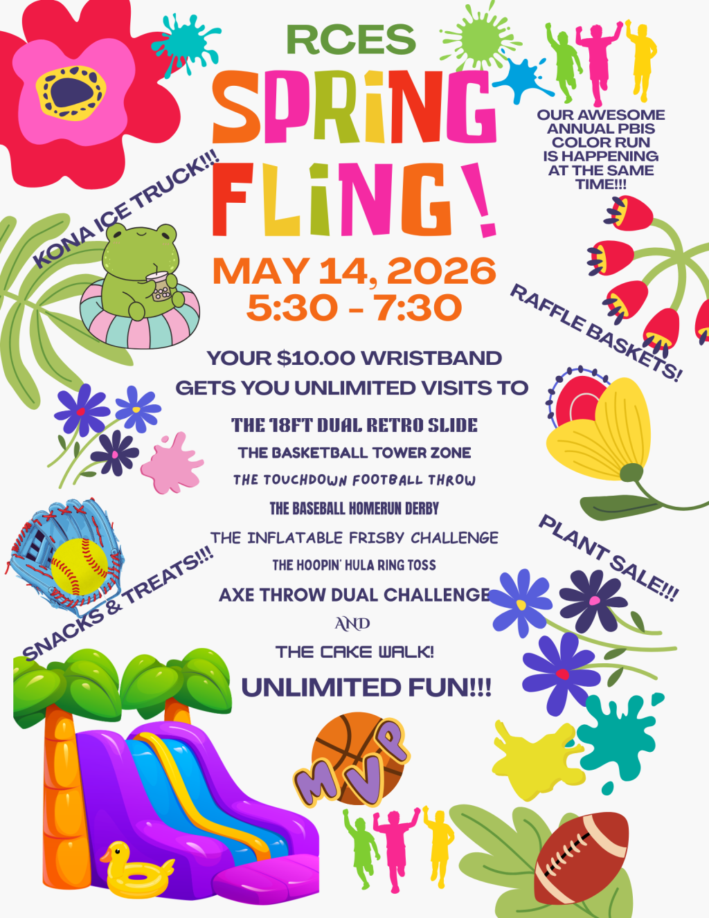RCES has their Spring Fling event on May 14.